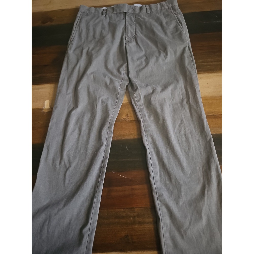 Polo Ralph Lauren Men's Slim Fit Gray Dress Chino Pants 32x32 Stretch 0095